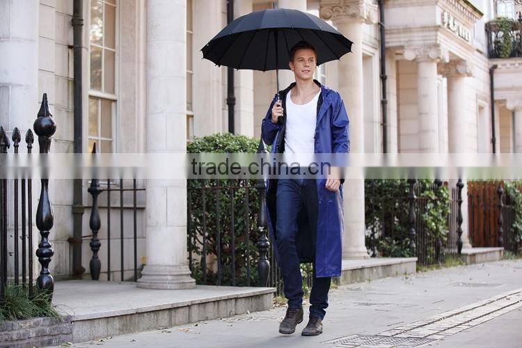 waterproof long raincoat for men durable oilproof raincoat