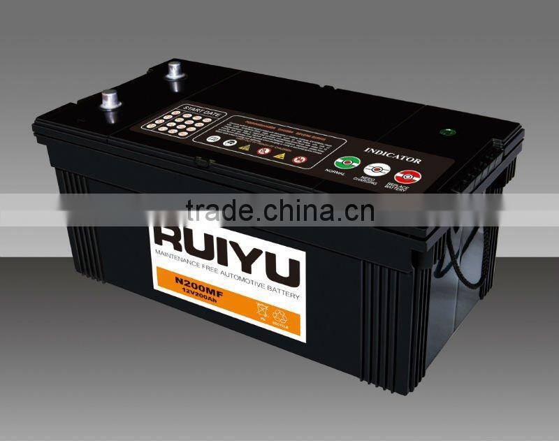maintenance free battery , high quality battery 57029 automotive battery / 12 v car battery / battery for sale