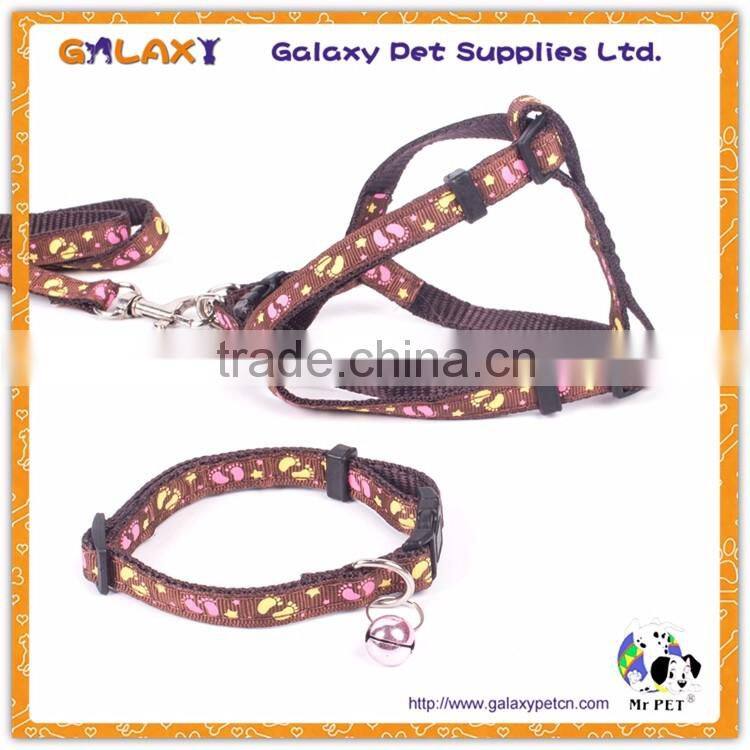 Fashionable Dog Pet Nylon Rope Nylon Collar And Leash