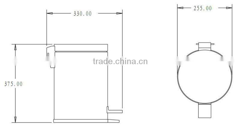 Recycling office dustbin trash cans commercial garbage cans 7012