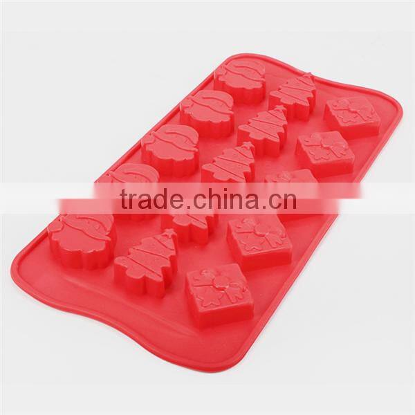 Various types of christmas ice mold