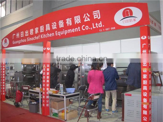 Cheap price 2 deck 4 trays gas pizza oven with ceramic stone,bakery equipment