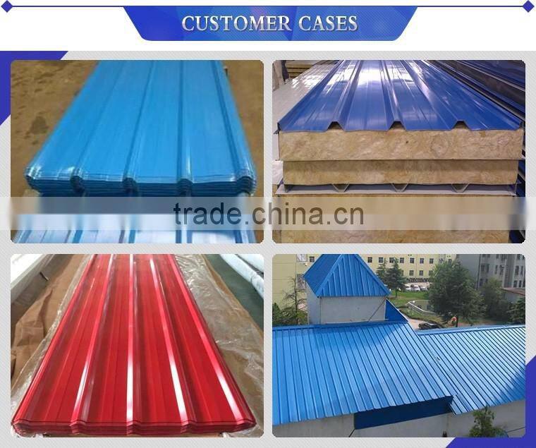 New products color galvanized corrugated steel sheet steel roofing types of iron sheets