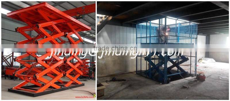 Aerial Work Platform with Hydraulic Scissor Lifts