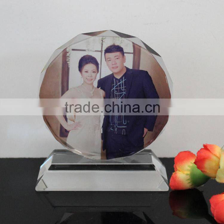 Cute crystal wedding photo frames