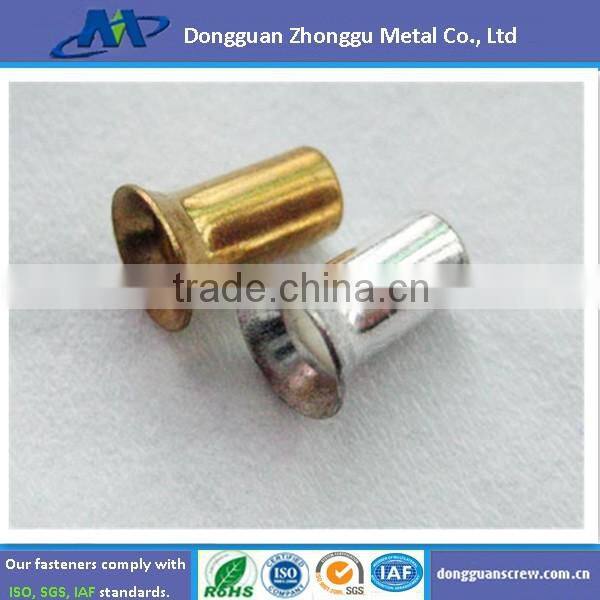 Stainless steel zinc plate metal rivet with washer