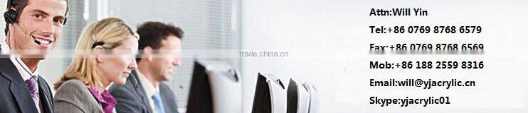 eco-friendly acrylic restaurant menu card holder with led base