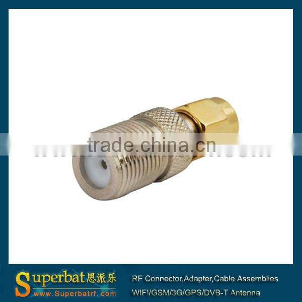 SMA-F adapter RP SMA Plug to F Jack straight female to male audio converter