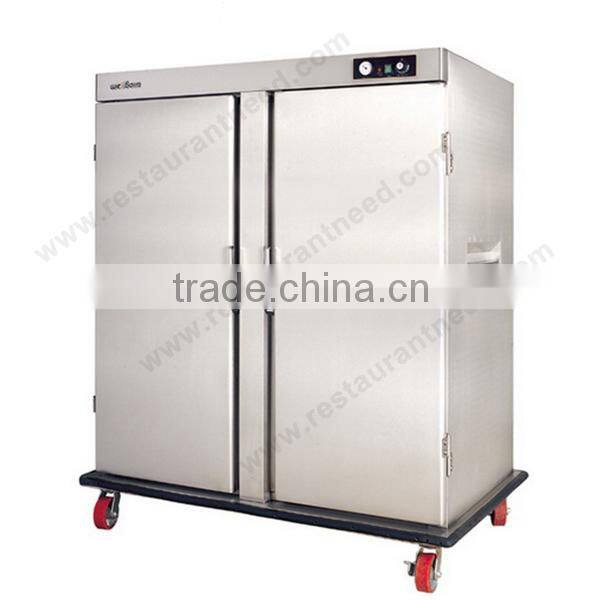 China Kitchen Equipment Wholesale 2 Door Trolley Food warmer cart