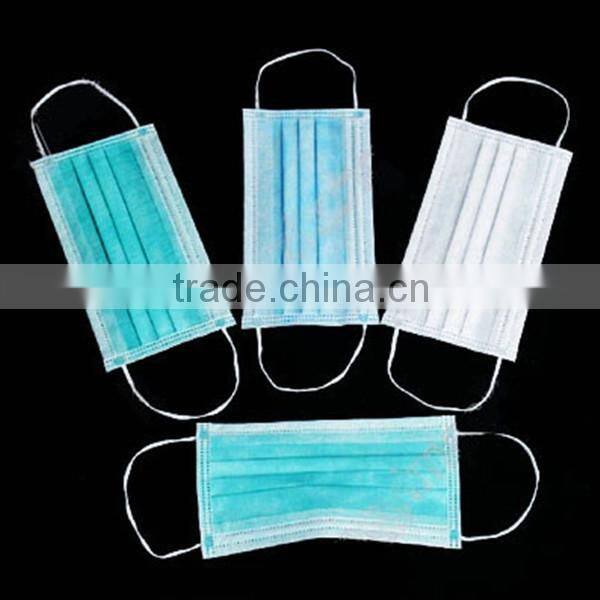 Disposable surgical nonwoven Face Masks with PE packing