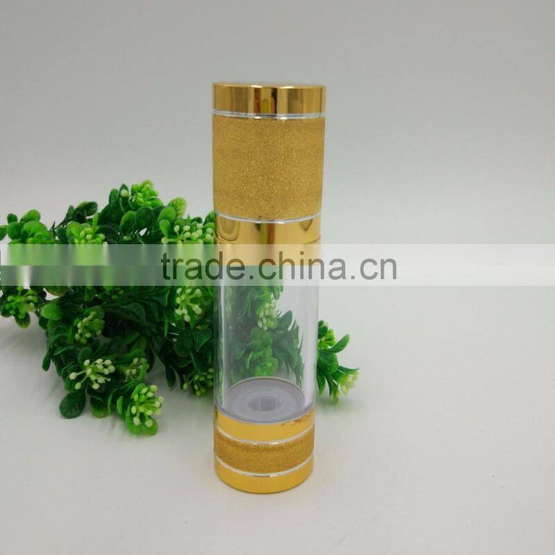 hot stamping white care shower skin care airless cream jar/pump bottle