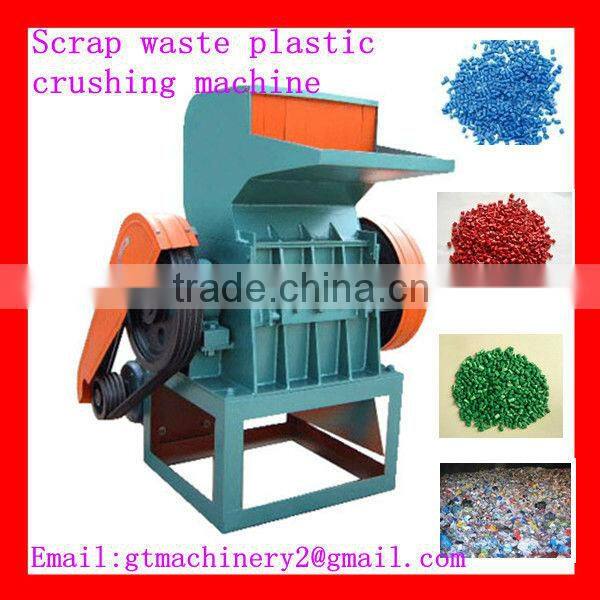 Recycling waste plastic and rubber grinder machine
