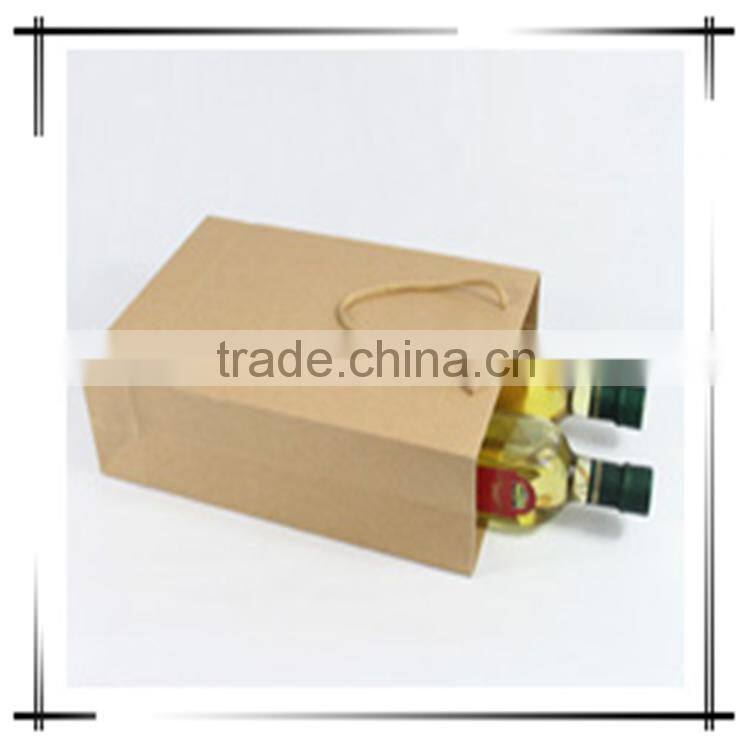Brown Paper Bag Luxury Shopping Paper Bag For Cloth Foldable Packaging Box