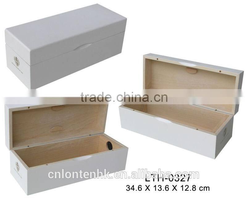 Pine cheap wooden wine boxes wholesale