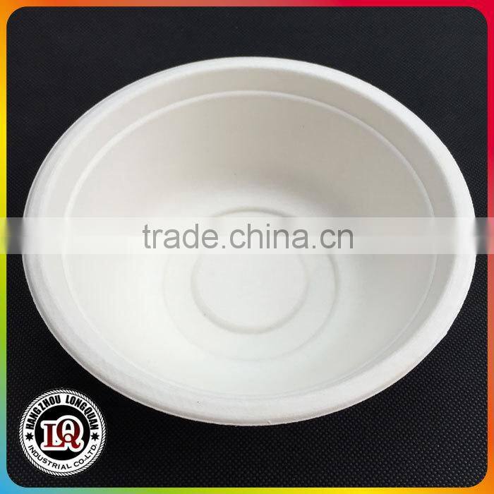 Eco Friendly 12oz Bagasse Sugarcane Pulp Small Soup Bowl