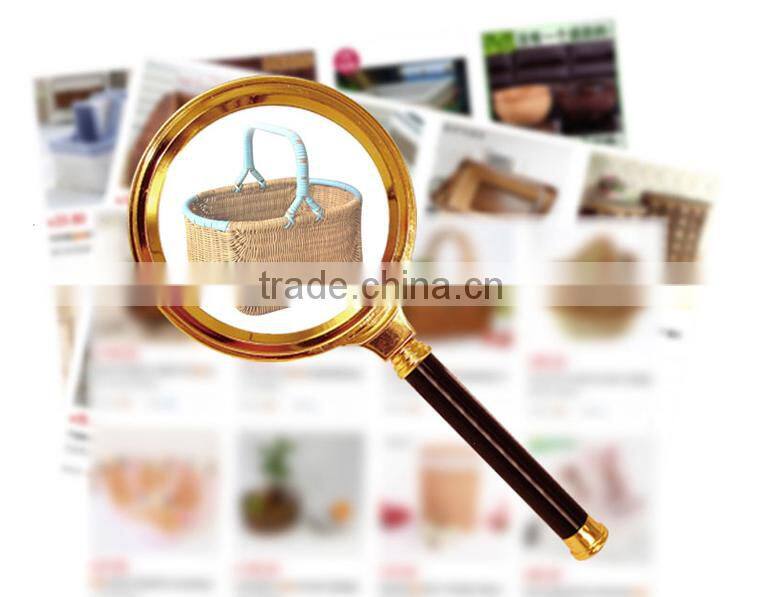 Rattan woven fruits vegetables basket