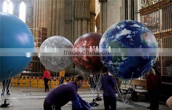 inflatable planet balloon,led inflatable solar balloon,hanging inflatable planets for decoration