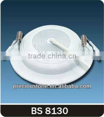 9W aluminum led recessed round lighting