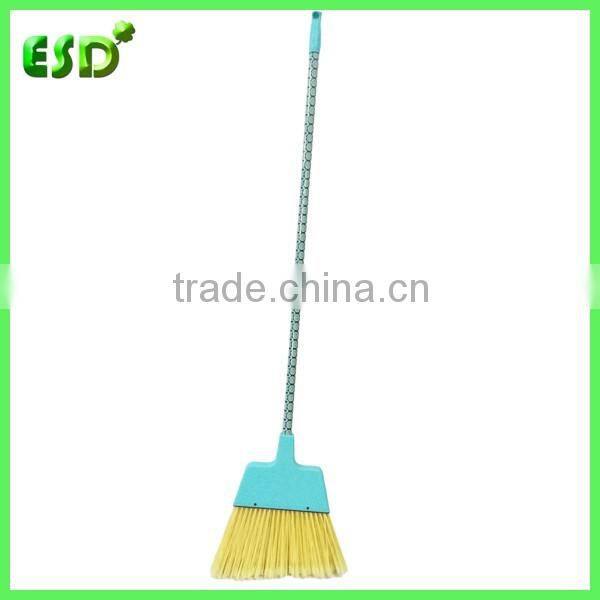 ESD Colorful Plastic Corner Broom With Iron Stick