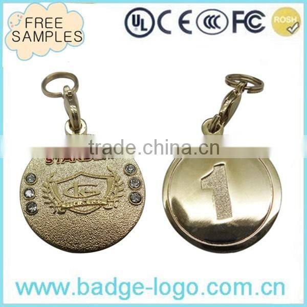 Gold Plated Novelty Fashion Eagle Keychain