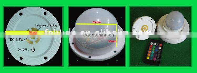 Fashionable Colors Changing Rechargeable LED Table Lamp/LED Night Lamp For Party Decoration