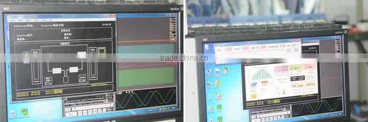 CE approved DC 96V to AC 220V/230V 6400W pure sine wave power inverter with big LCD display