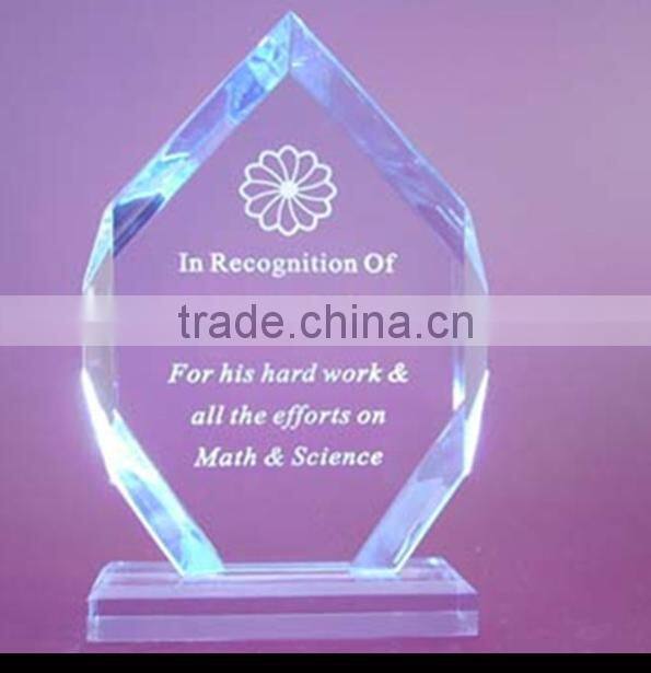 Top quality clear cube crystal cube for decoration