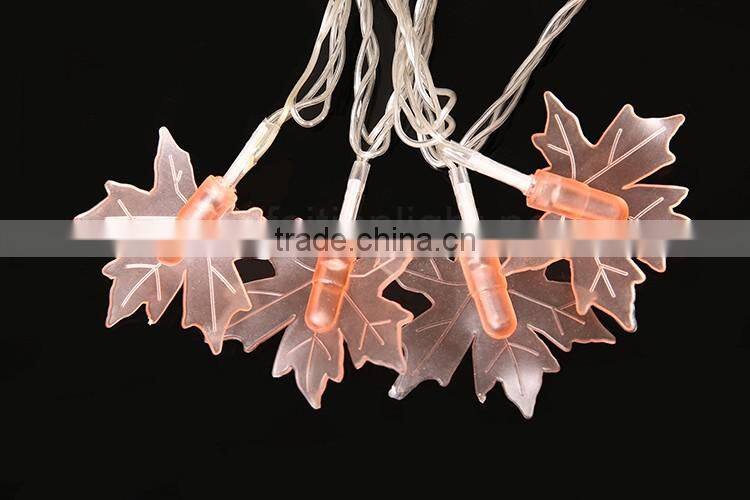 TZFEITIAN IP44 transformer warm white maple leaf string light