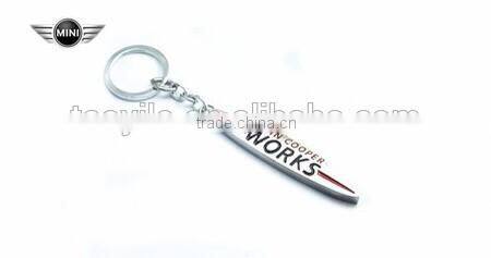 Car accessories auto parts metal keychain ring