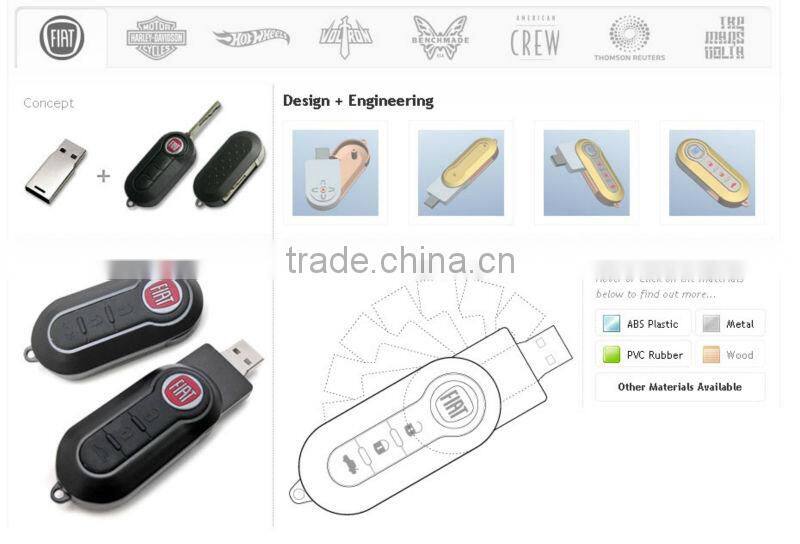 promotional gift eco friendly usb drive custom logo