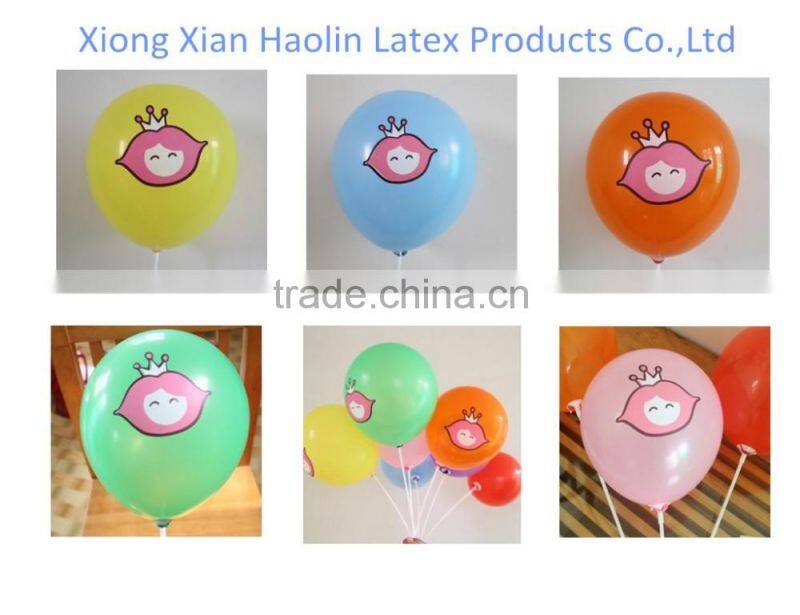 12 inch standard balloon advertising latex balloon