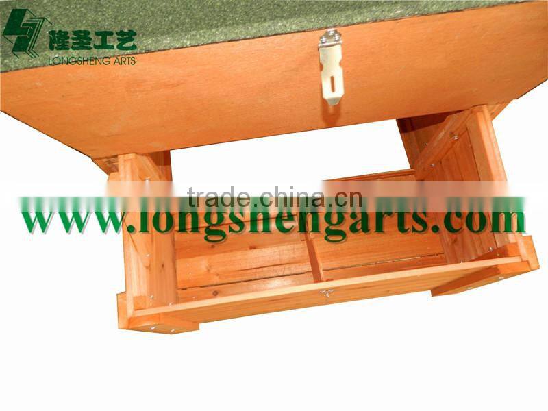 Deluxe Large Wooden egg pet house with double-deck