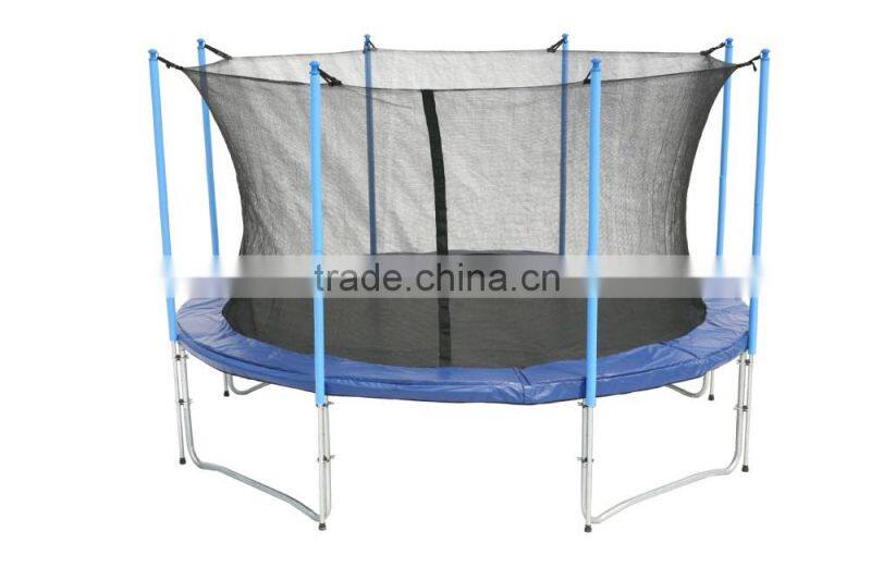 10FT round trampoline with safety net and 4 legs