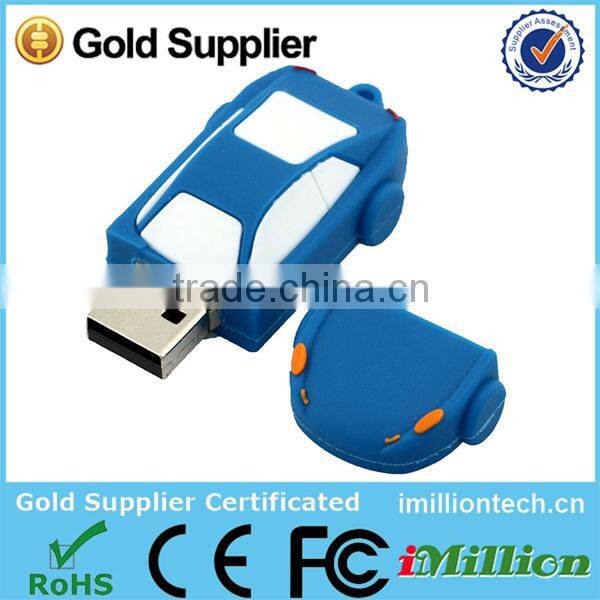 Little car usb flash drive 2.0 usb rubber car memory flash usb car