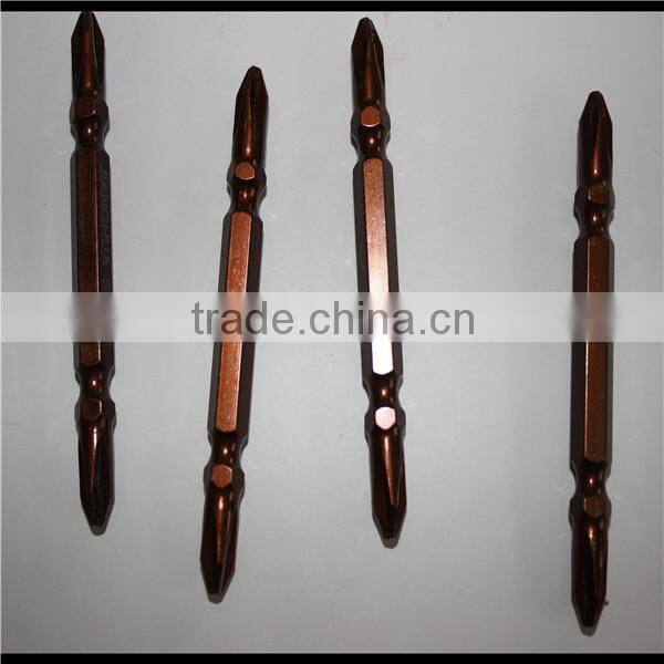 Professional pneumatic phillips double end ph2 double heads power bit with strong magnetic