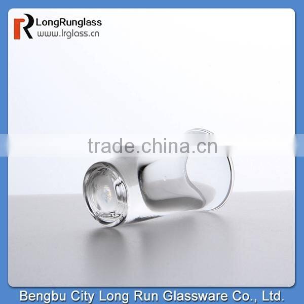 LongRun 0.7oz heavy base new design crystal whisky shot glass,wholesale