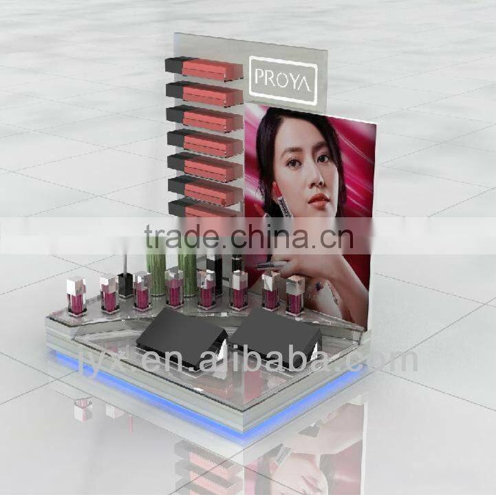 Acrylic countertop cosmetics exhibition stands displays