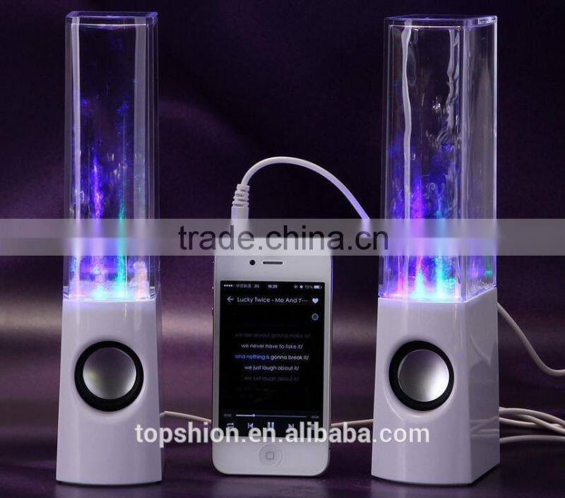 Newest Speaker Dancing Water Speaker With LED Light Speaker For Samsung Galaxy S5 S6