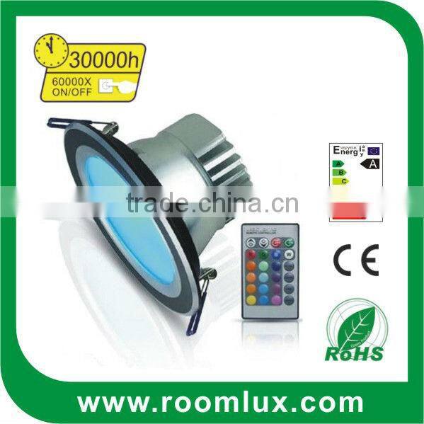 18W remote control rgb downlight & ceiling light