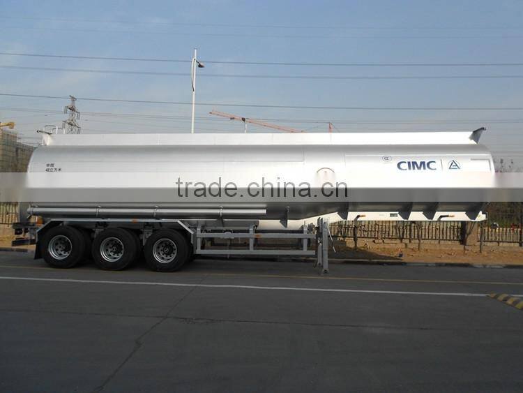 CIMC LINYU aluminum alloy fuel tank semi trailer