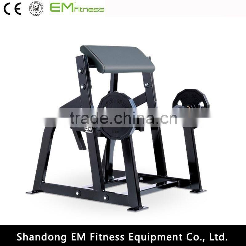 EM955 gym strength machine seated arm curl scott bench