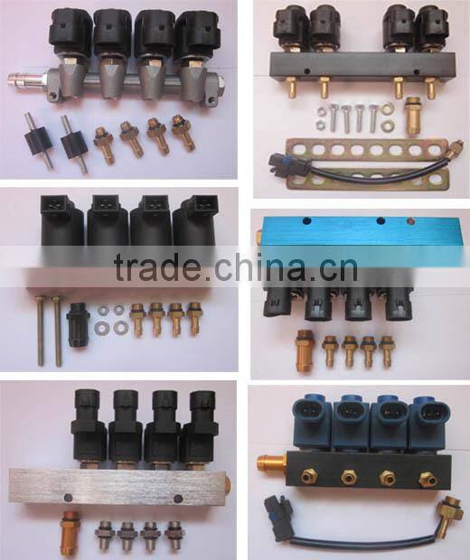 Valtek Type30 4 Cylinder LPG CNG Injectors Rail