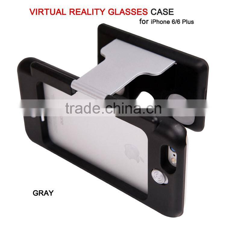 2016 New Product Virtual Reality 3D Glasses VR Case for iPhone 6 6 Plus
