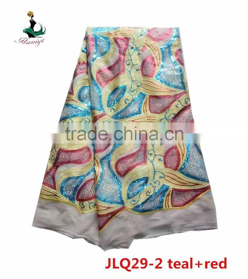 Haniye JLQ29-1/2016 Best Price Embroidery French lace / Hot Selling african Water Soluble Tulle Lace Fabric