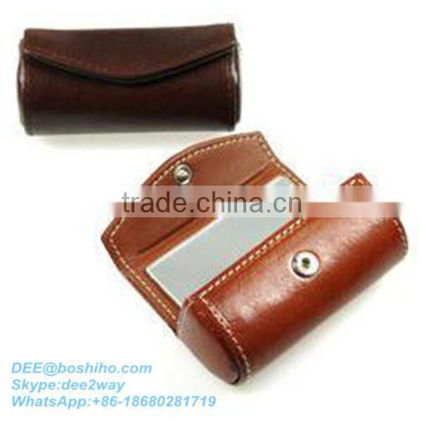 Boshiho ladies clutch bags leather purse leather lipstick holders case with key holder