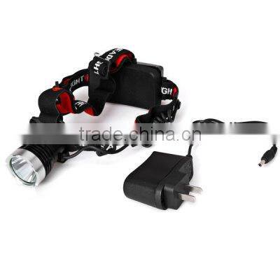 t6 led rechargeable led headlamp bicycle headlamp