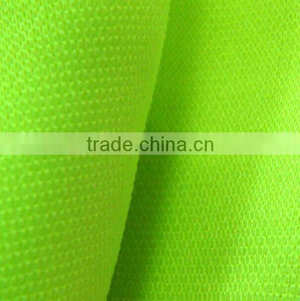 EN20471 50%cot50%polyester CVC knitted fabric in high visibility yellow 165gsm