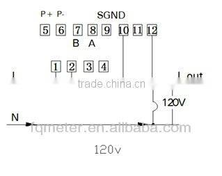 EM427 kwh meter single phase digital 120v smart electricity meter single phase single phase din rail watt-hour meter