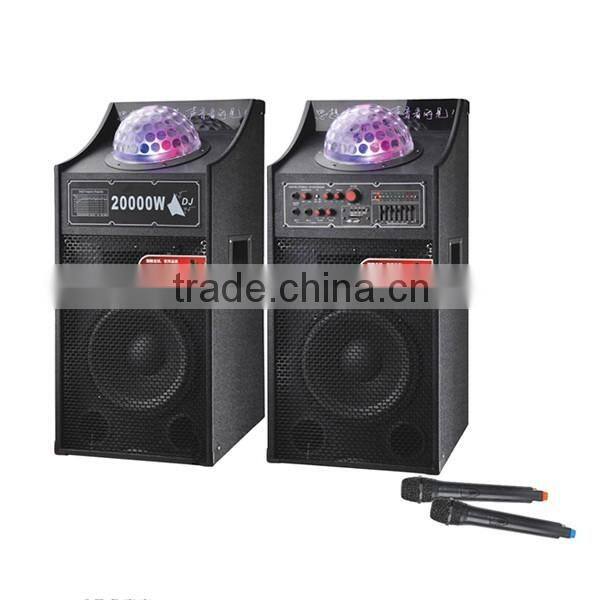 10 inch speaker 2016 newest night club active wireless mini bluetooth speaker with LED light
