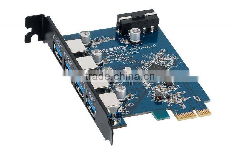 4ports USB3.0 express card, PCI-E express card,4 port usb express card